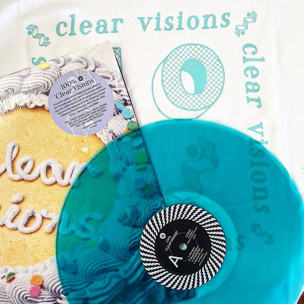 100% - Clear Visions [TRANSPARENT TEAL VINYL IMPORT] – New LP