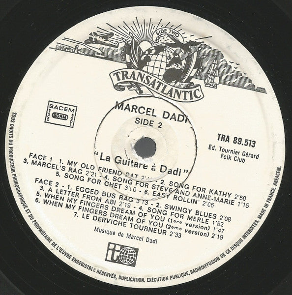 Dadi, Marcel – La Guitare A Dadi - Used LP