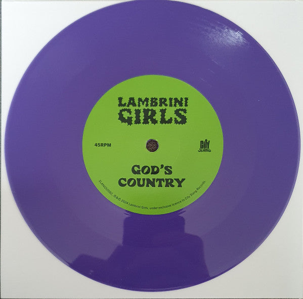 Lambrini Girls – God’s Country / Body of Mine IMPORT Blue Vinyl] – New 7"