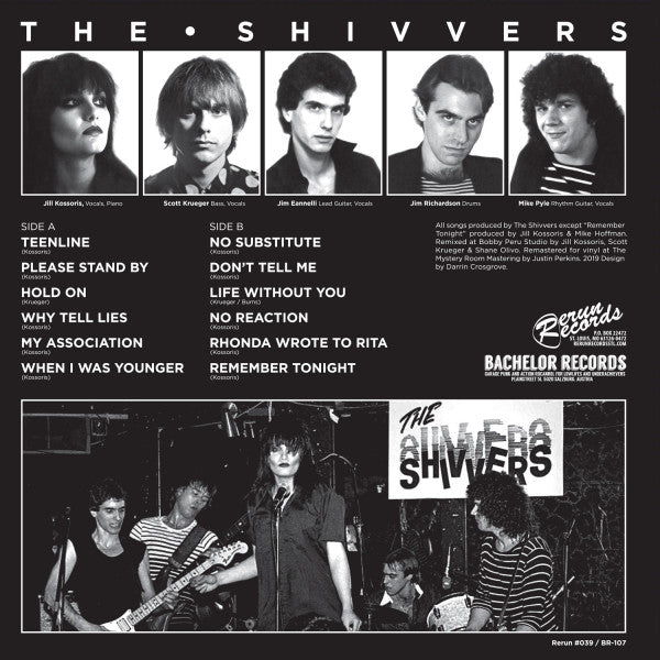 Shivvers, the ‎–S/T [IMPORT Milwaukie Power Pop 1980s] – New LP
