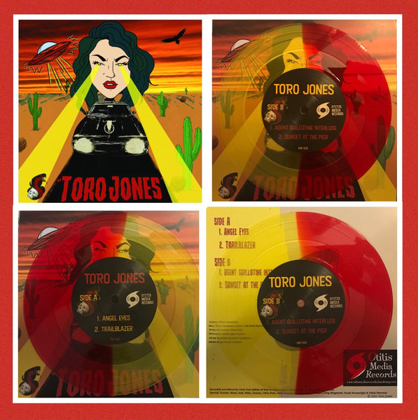 Toro Jones –  Trailblazer [Surf Rock RED/YELLOW VINYL] – New 7"