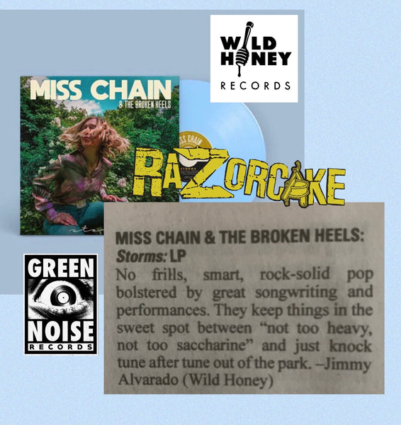 Miss Chain & The Broken Heels – Storms [IMPORT GREEN NOISE EXCLUSIVE CLEAR BLUE Vinyl] –  New LP