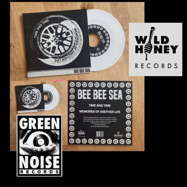 Bee Bee Sea ‎–  Time and Time [IMPORT.  GREEN NOISE EXCLUSIVE WHITE VINYL!] – New 7"