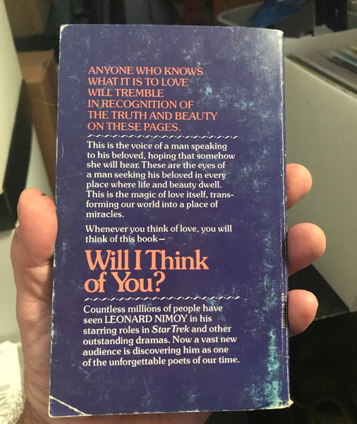 Nimoy, Leonard – Will I Think of You – Used Book