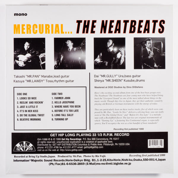 Neatbeats – Mercurial [BLUE VINYL JAPAN GARAGE BEAT] – New LP