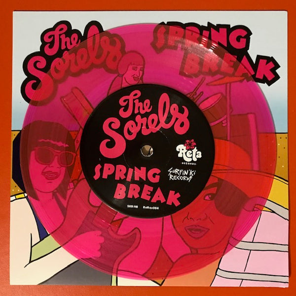 Sorels, The – Spring break [PINK VINYL]  – New 7"