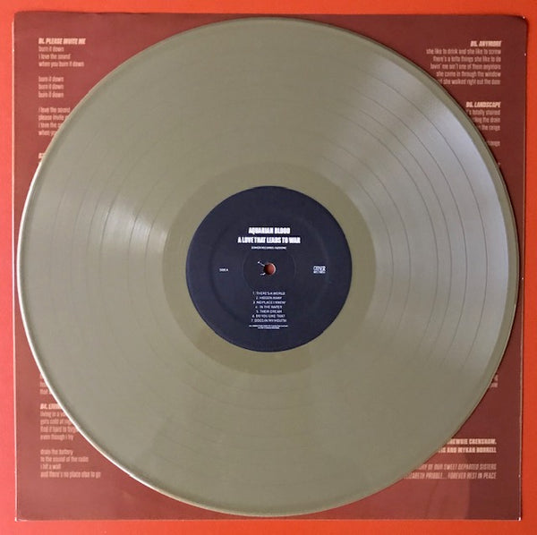 Aquarian Blood - A Love That Leads to War [GOLD VINYL] - New LP