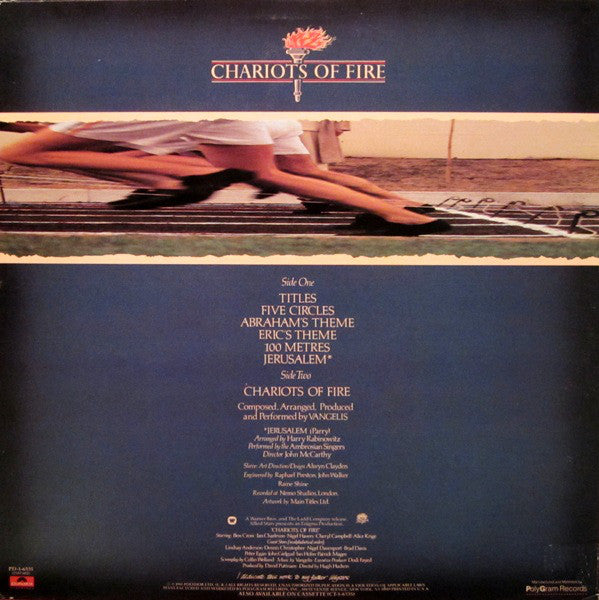 Vangelis – Chariots of Fire Soundtrack – Used LP