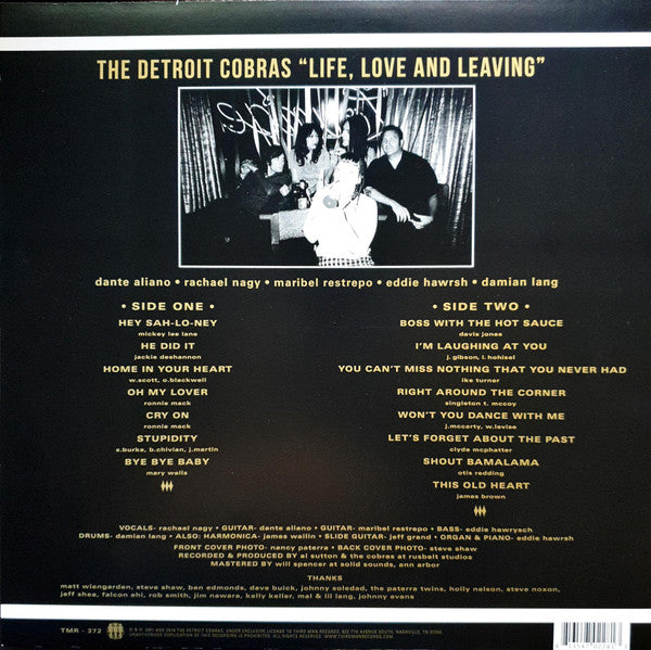 Detroit Cobras, The – Life, Love, and Leaving – New LP