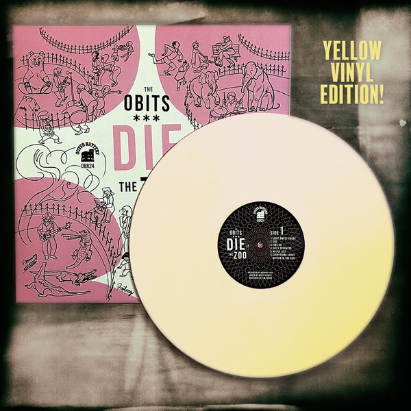 Obits - Die at the Zoo [YELLOW VINYL] – New LP