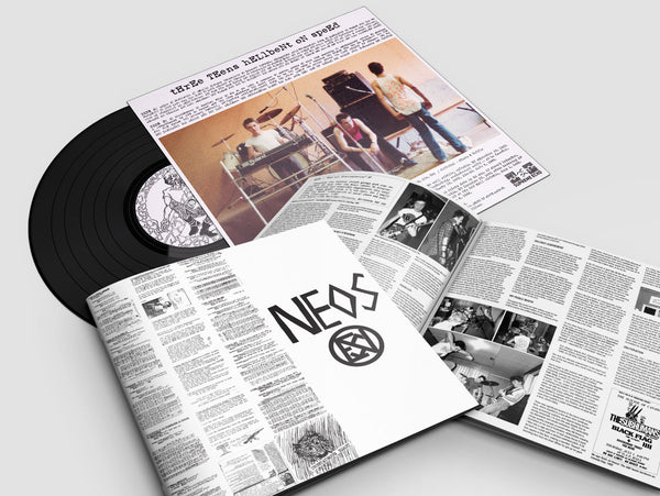 Neos – Three Teens Hellbent on Speed [1981-1983 w/ booklet and stickers] – New LP