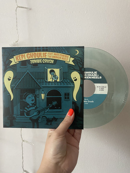 Kepi Ghoulie feat. Miss Chain & The Broken Heels - Zombie Crush  – New 7"