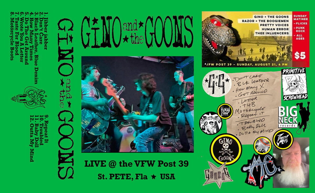 Gino and the Goons – Live at the VFW Post 39, St. Pete, FL - New Cassette