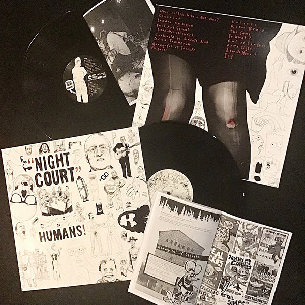 Night Court - Humans! [MARKED DOWN DAMAGED SLEEVE] - New LP