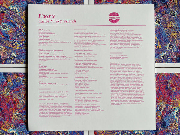 Niño, Carlos & Friends – Placenta [PURPLE/BLUE MARBLED VINYL 2xLP] - New LP