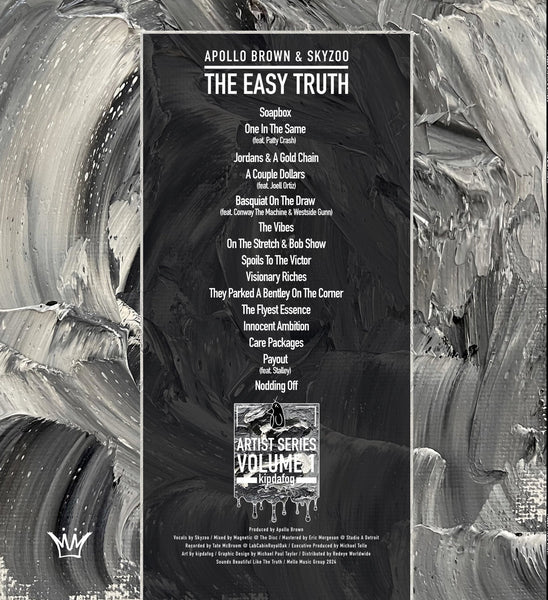 Brown, Apollo & Skyzoo – The Easy Truth [SILVER & BLACK SPLASH VINYL] – New LP