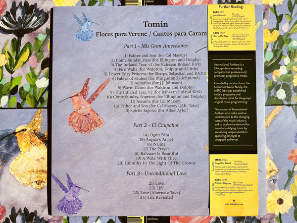 Tomin – Tomin / Flores para Verene / Cantos para Caramina [GOLDEN HUMMINGBIRD VINYL] - New LP