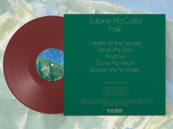 McCalla, Sabine – Folk [BRICK RED VINYL] - New 12"