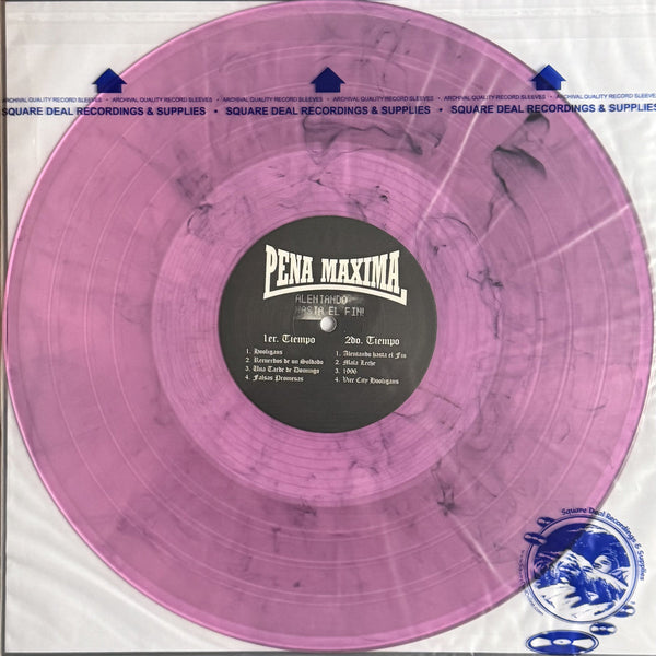 PENA MAXIMA – ALENTANDO HASTA EL FIN [PINK/BLACK MARBLED VINYL] – New LP