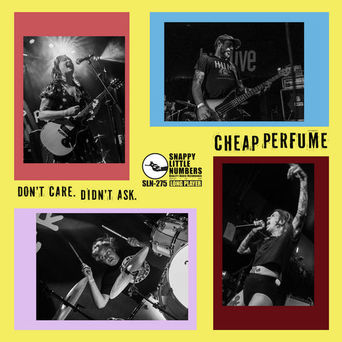 Cheap Perfume –  Don't Care. Didn't Ask. [GREEN NOISE EXCLUSIVE BLUE w/ red vinyl + exclusive art print!] – New LP