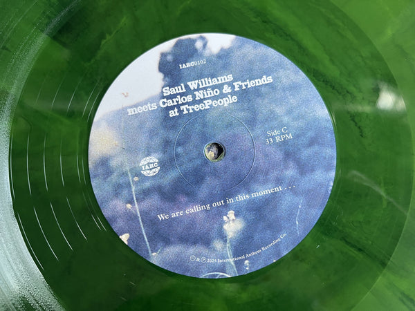 Williams, Saul, Carlos Niño & Friends – Saul Williams meets Carlos Niño & Friends at Treepeople (FOREST GREEN VINYL 2xLP] - New LP