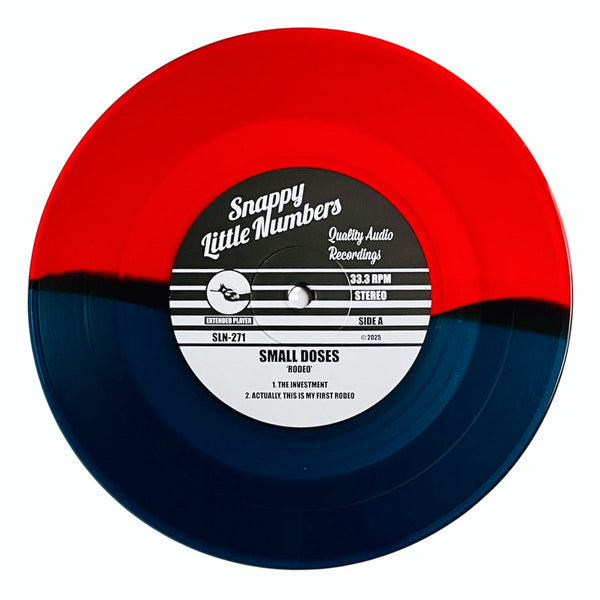 Small Doses –  Rodeo [GREEN NOISE EXCLUSIVE print! Red/Blue Vinyl] – New 7"