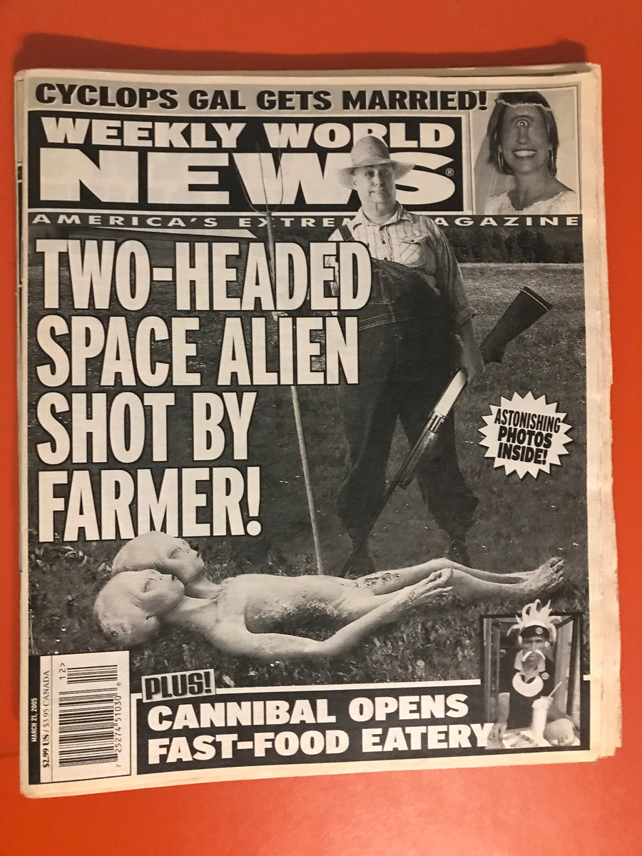 Weekly World News – 3/21/05 — Used Magazine – Green Noise Records
