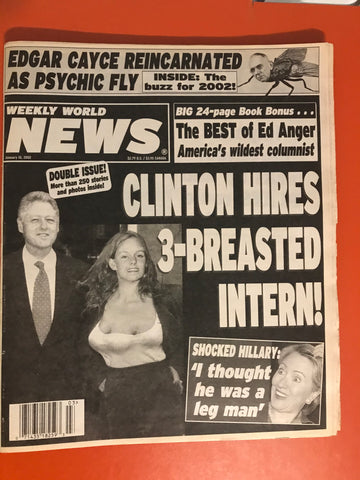 Weekly World News – 1/15/2002 — Used Magazine