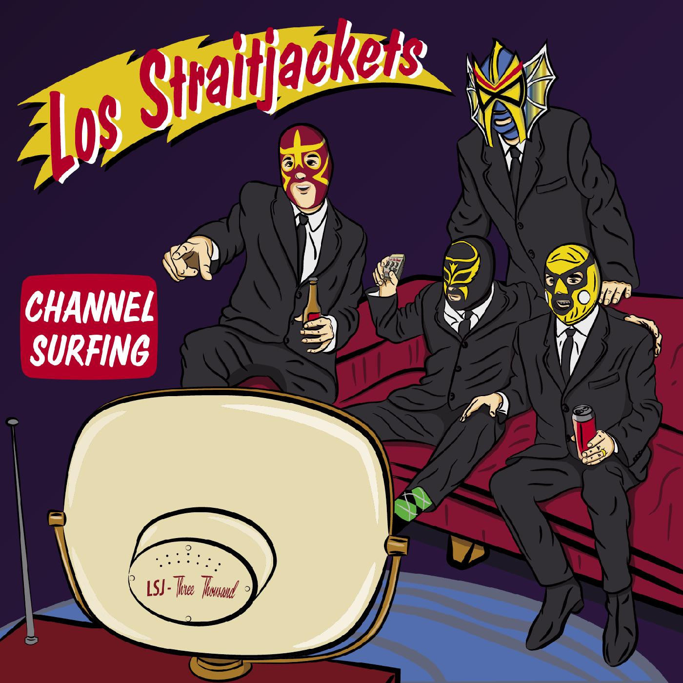Straitjackets, Los – Channel Surfing 12" EP [45 RPM]– New 12"