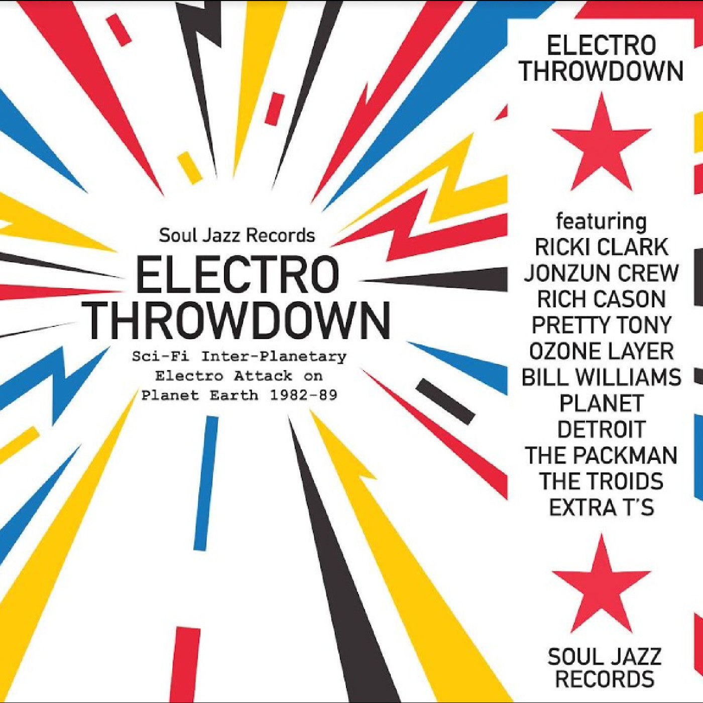 Various Artists – ELECTRO THROWDOWN: Sci-Fi Inter-Planetary Electro Attack on Planet Earth 1982-89 [IMPORT 2xLP] - New LP