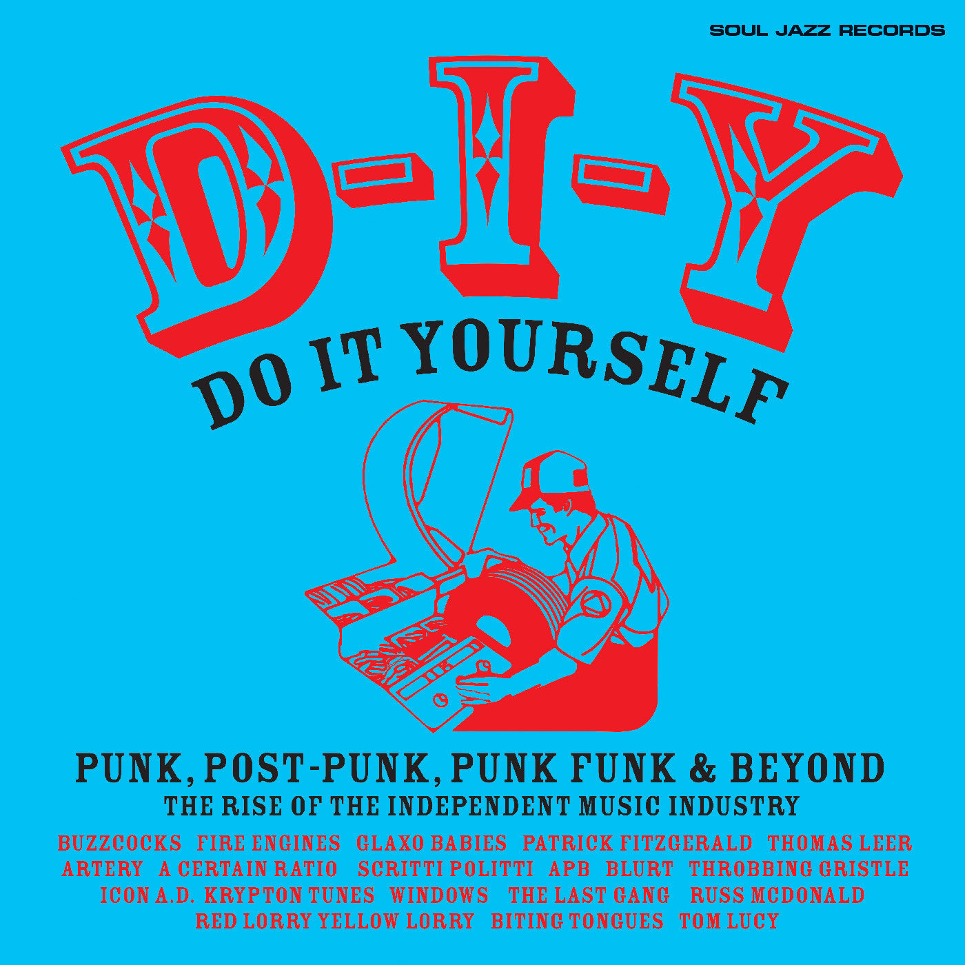 Various Artists – D-I-Y: DO-IT-YOURSELF – Punk, Post Punk, Punk Funk & Beyond: The Rise of the Independent Music Industry [TRANSPARENT ORANGE VINYL 2xLP IMPORT] – New LP