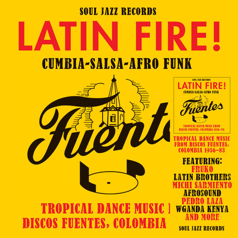 Various Artists – LATIN FIRE! Cumbia–Salsa–Afro-Funk: Tropical Dance Music from Discos Fuentes, Colombia 1956-83 [2xLP IMPORT] – New LP