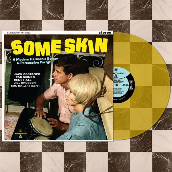 Various Artists – Some Skin: A Modern Harmonic Bongo & Percussion Party [YELLOW VINYL] – New LP