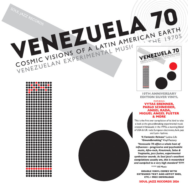 Various Artists – VENEZUELA 70: Cosmic Visions Of A Latin American Earth - Venezuelan Experimental Rock In The 1970s [SILVER VINYL 2xLP IMPORT] – New LP