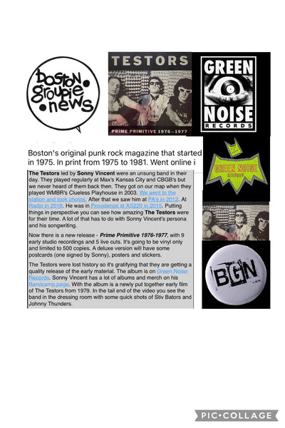 Testors – Prime Primitive: 1976 - 1977 [REMASTERED Deluxe Silver Edition or Standard Black Vinyl Edition] - New LP