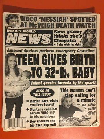 Weekly World News –   May 2001 — Used Magazine