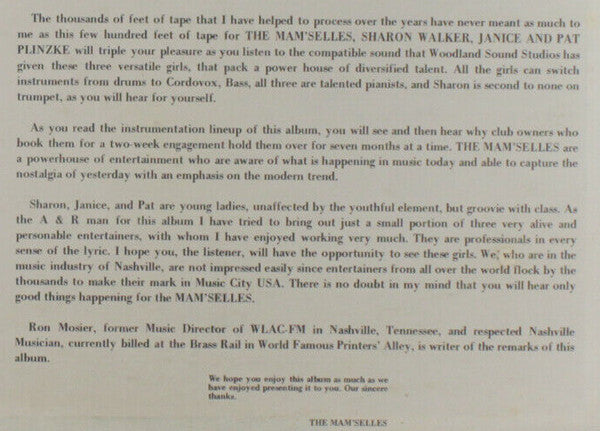 Mam'Selles ‎– It's a Bubblegum World [CLOUD-WHITE VINYL] – New LP