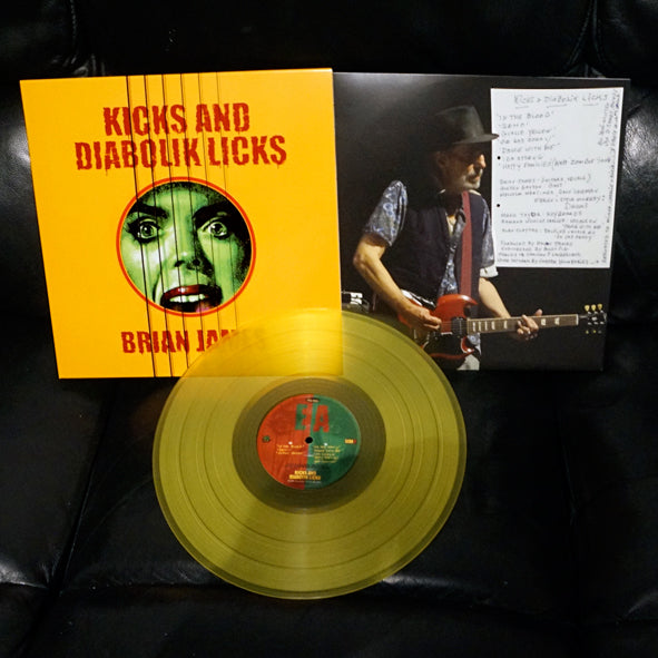 James, Brian – Kicks…and Diabolik Licks [YELLOW VINYL Import] – New LP
