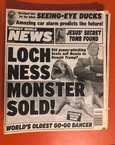 Weekly World News – April 2002— Used Magazine