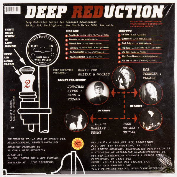 Deep Reduction – 2 [w/ Deniz Tek + Stump Wizards RED VINYL] – New LP