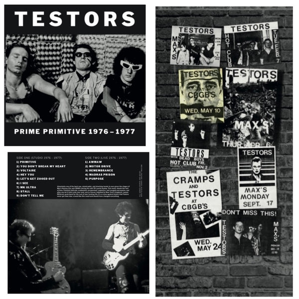 PREORDER: Testors – Prime Primitive: 1976 - 1977 [REMASTERED Deluxe Silver Edition or Standard Black Vinyl Edition] - New LP