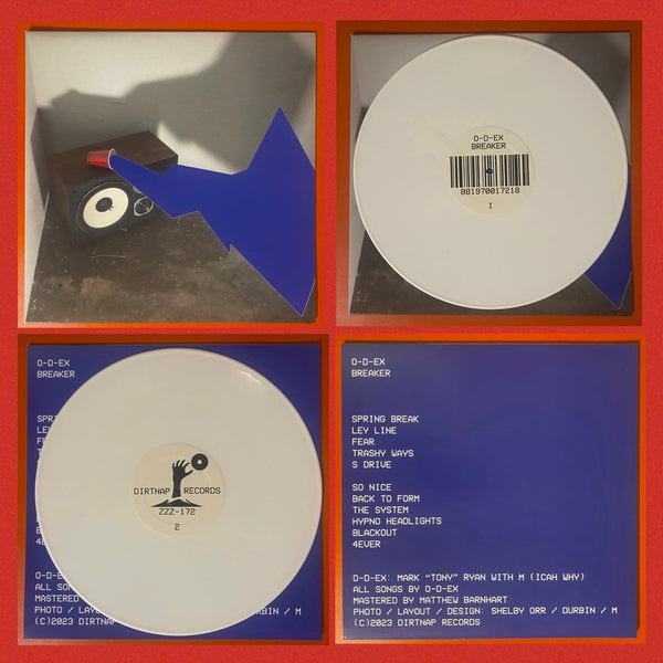 O-D-EX - Breaker [featuring Mark Ryan of Marked Men, Radioactivity, Mind Spiders, High Tension Wires...GREEN NOISE EXCLUSIVE WHITE VINYL (or black)] - New LP