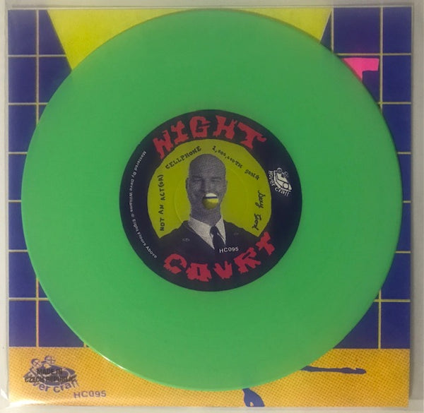 PREORDER: Dumpies / Night Court  - Shit Split Part Duh [GREEN NOISE EXCLUSIVE EDITION: Green Vinyl w/ risograph sleeves] – New 7"