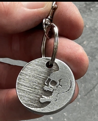 Dead Moon Keychain