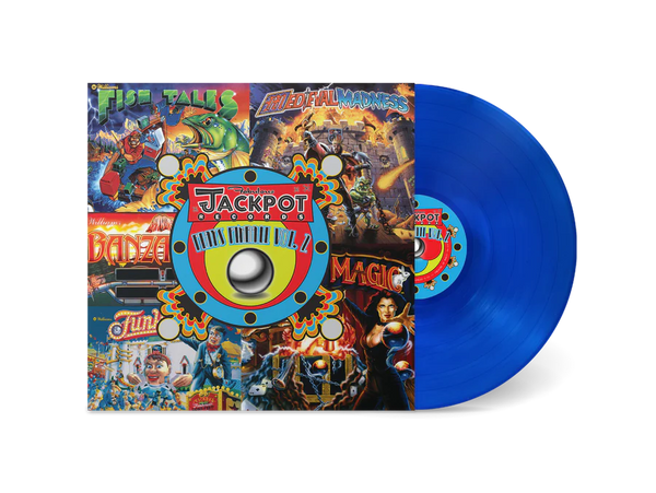 Various – Jackpot Plays Pinball Vol. 2 [BLUE VINYL] - New LP