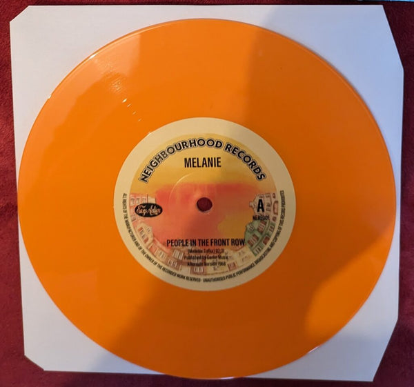 Melanie – People in the Front Row [IMPORT Orange Vinyl] – New 7"