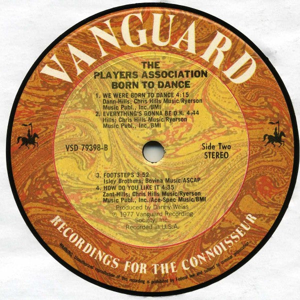 Players Association – Born to Dance - Used LP