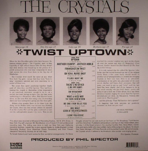 Crystals, The ‎– Twist Uptown [IMPORT] - New LP