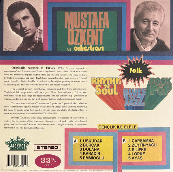 Özkent, Mustafa - Gençlik Ile Elele – New LP