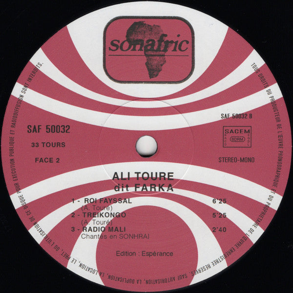 Toure, Ali ‎– Ali Toure Farka  [IMPORT] – New LP